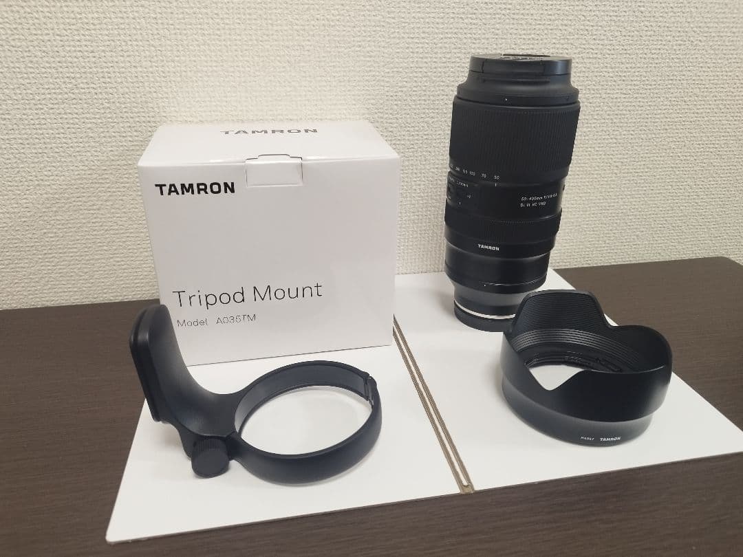 TAMRON 50-400mm F4.5-6.3 + 三脚座セット