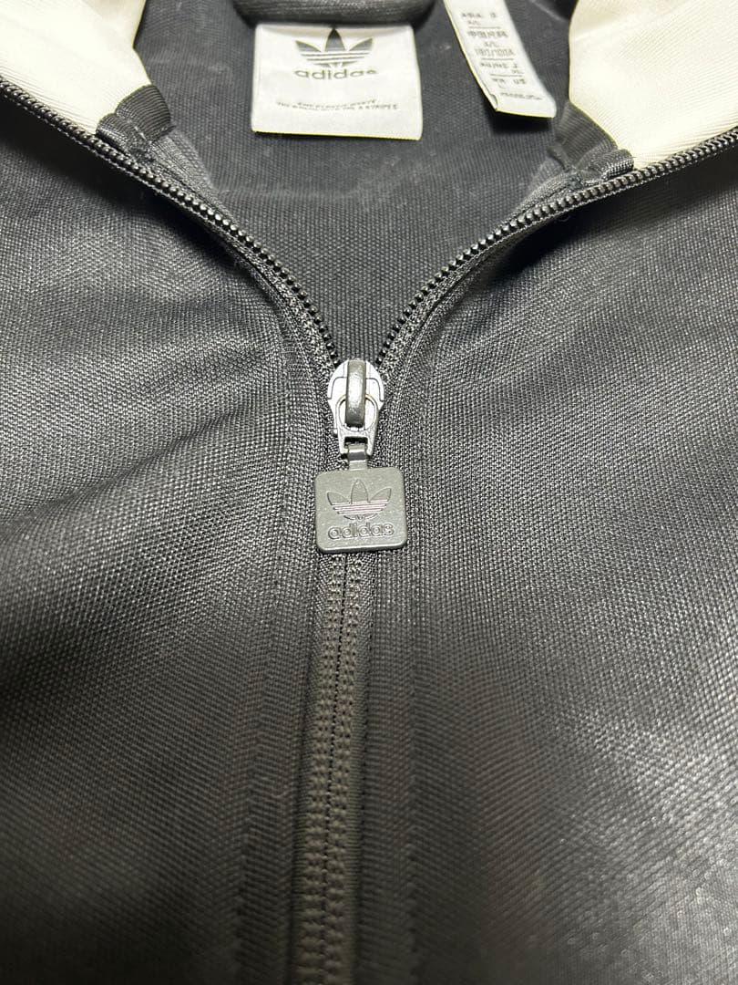 adidas トラックジャケット ドイツ　黒/白　XL