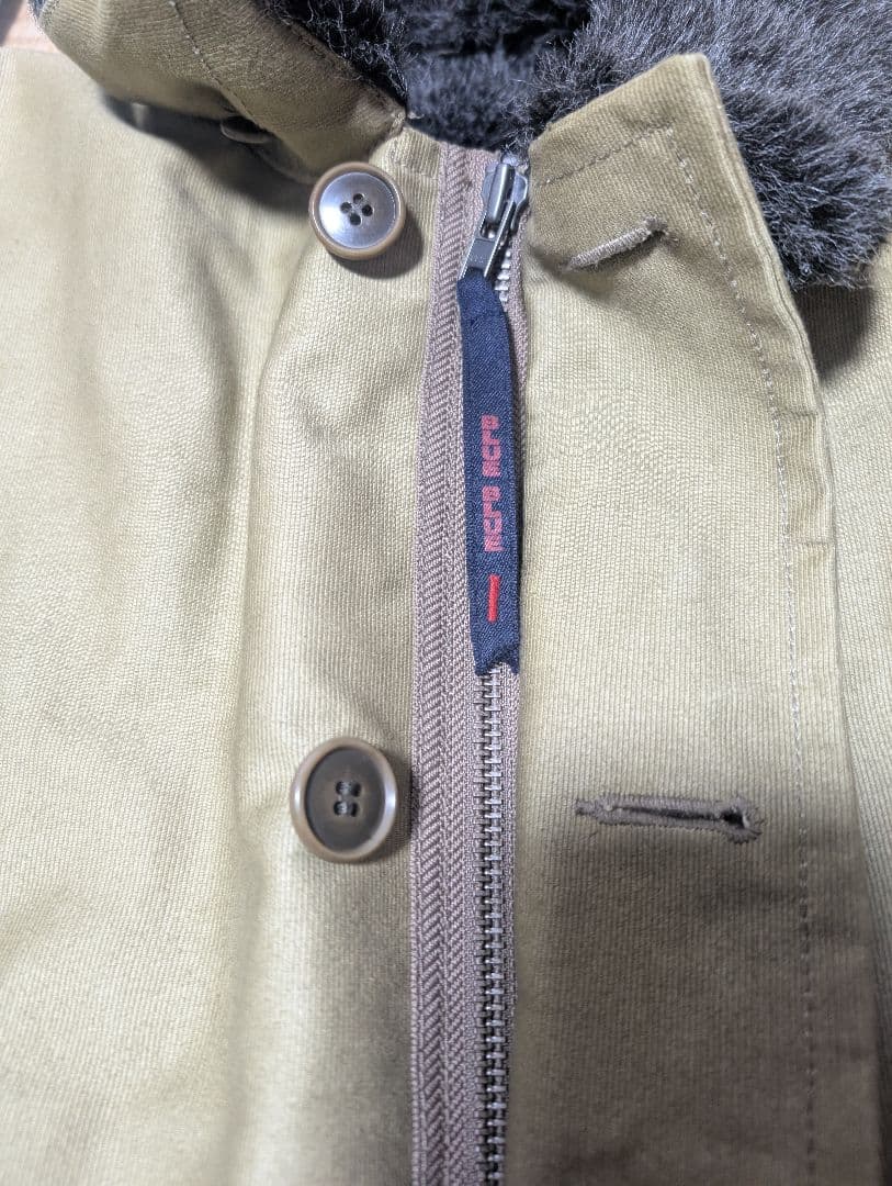 ハリウッドランチマーケット　ジャーマンクロス　デッキジャケット　blueblue