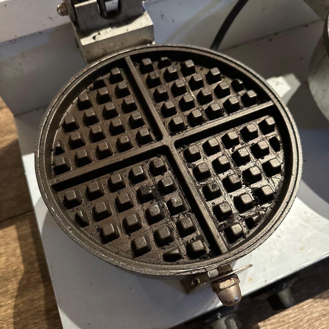 業務用 ダブルワッフルメーカー 温度調整付き