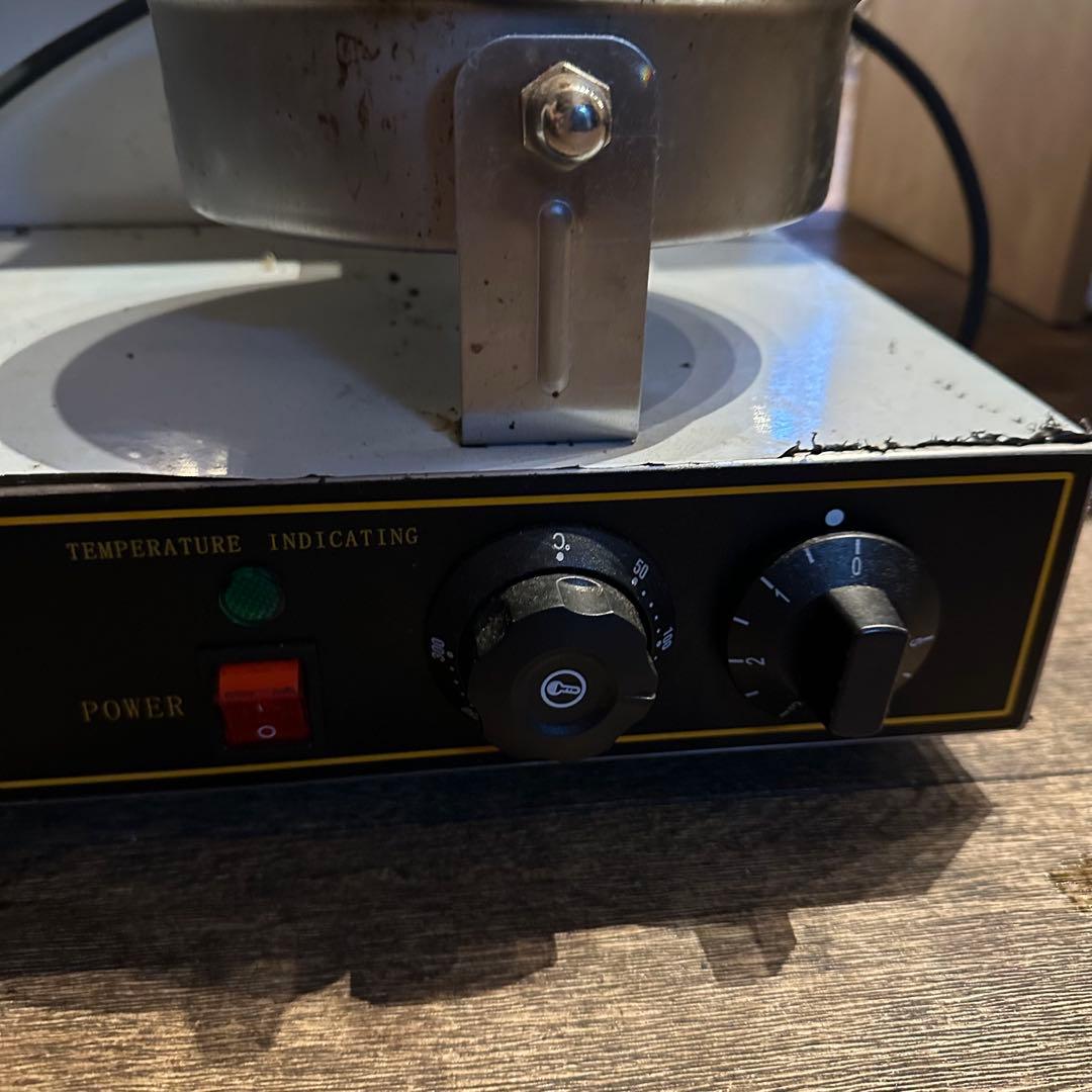 業務用 ダブルワッフルメーカー 温度調整付き