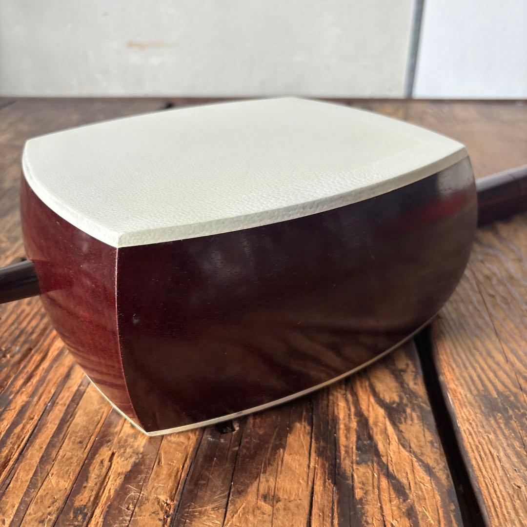 民謡　三味線 経木 使用　3本弦