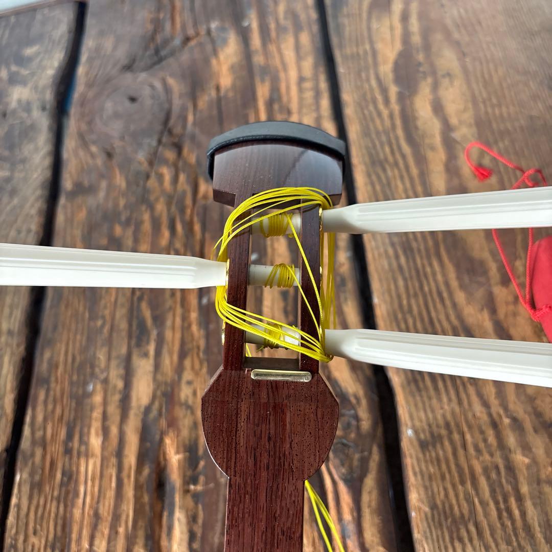 民謡　三味線 経木 使用　3本弦