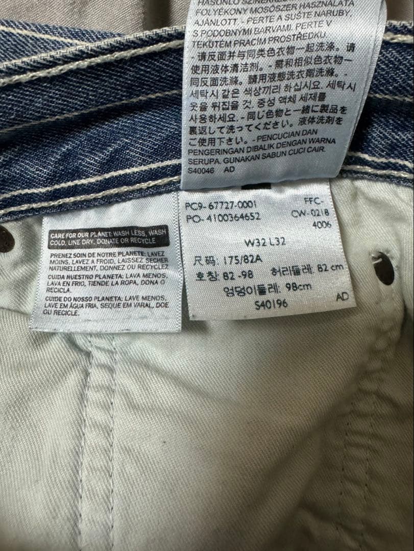 パンツ 18ss Supreme Levi's Pinstripe 550 Jeans