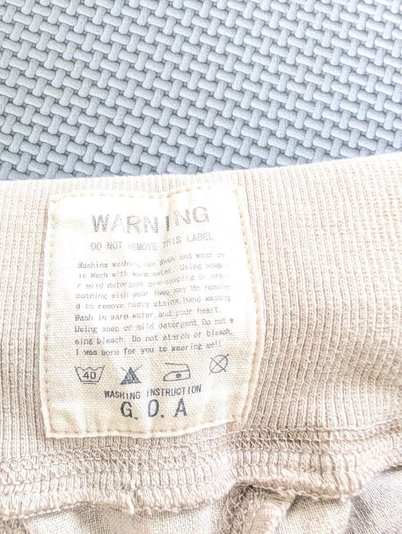 goa アイボリーカーゴパンツ