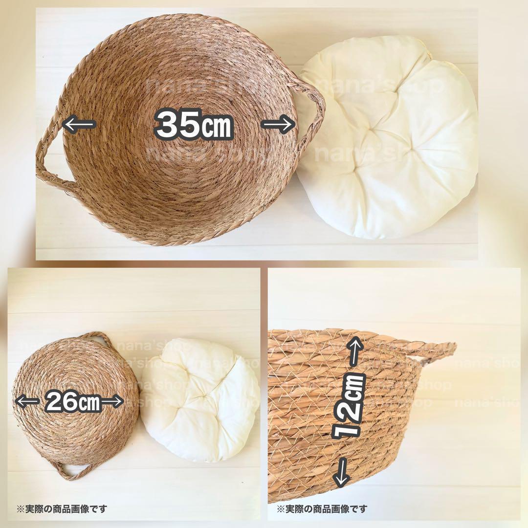 手編み風かごセット【緑へび】♪ニューボーンフォト撮影衣装 小道具ベビーフォト干支