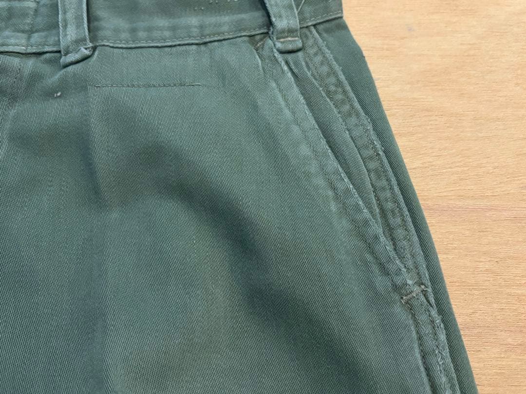 希少 40s 米軍実物 ベイカーパンツ 月桂樹ボタン ② OG-107