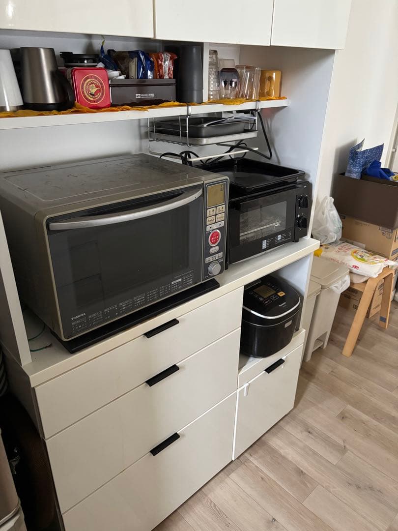 ホワイト 食器棚・カップボード