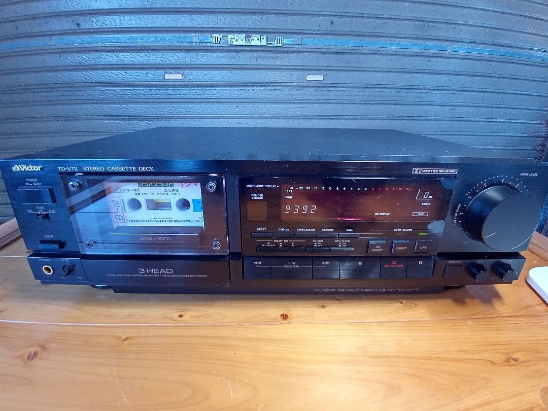 スプラビクターVictor名機TD-V711 3ヘッドカセットデッキ