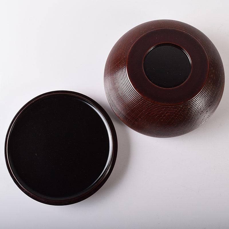 和食器　漆器　瓢形　信玄弁当　仕覆付　藪内流椅々斎極め箱　M　R8135B