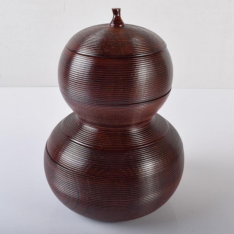 和食器　漆器　瓢形　信玄弁当　仕覆付　藪内流椅々斎極め箱　M　R8135B