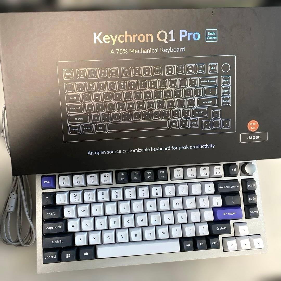 Keychron Q1 Pro メカニカル茶軸 美品