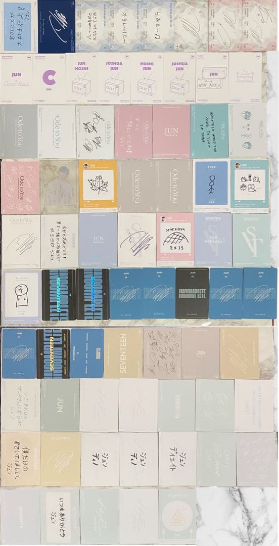 SEVENTEEN セブチ 公式 CARAT COEX カフェ トレカ ジュン