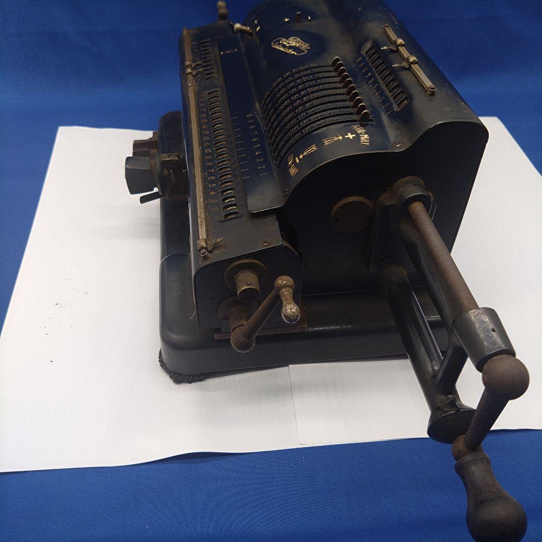 【希少】手回し式計算機 アンティーク 昭和20年代 タイガー計算機