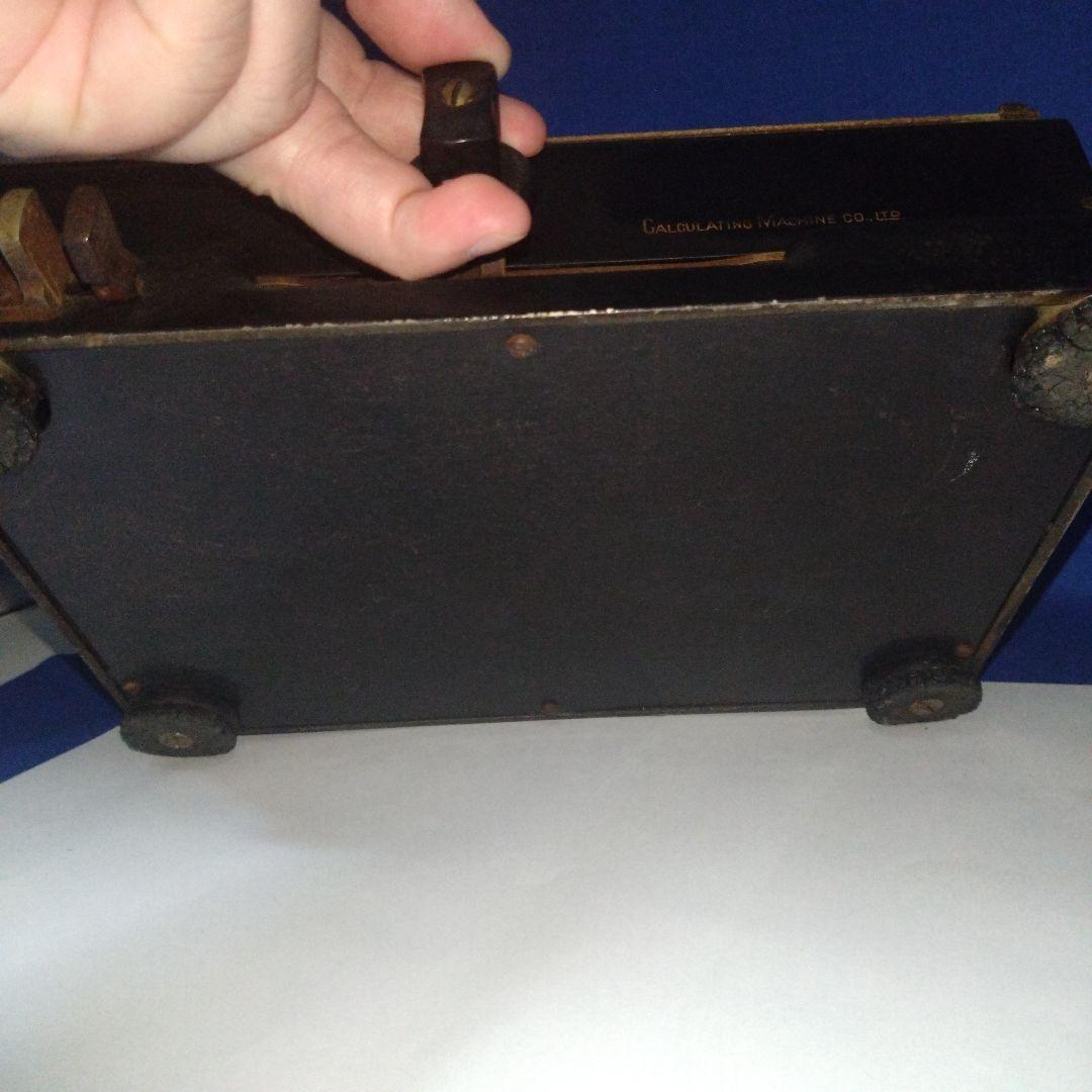【希少】手回し式計算機 アンティーク 昭和20年代 タイガー計算機