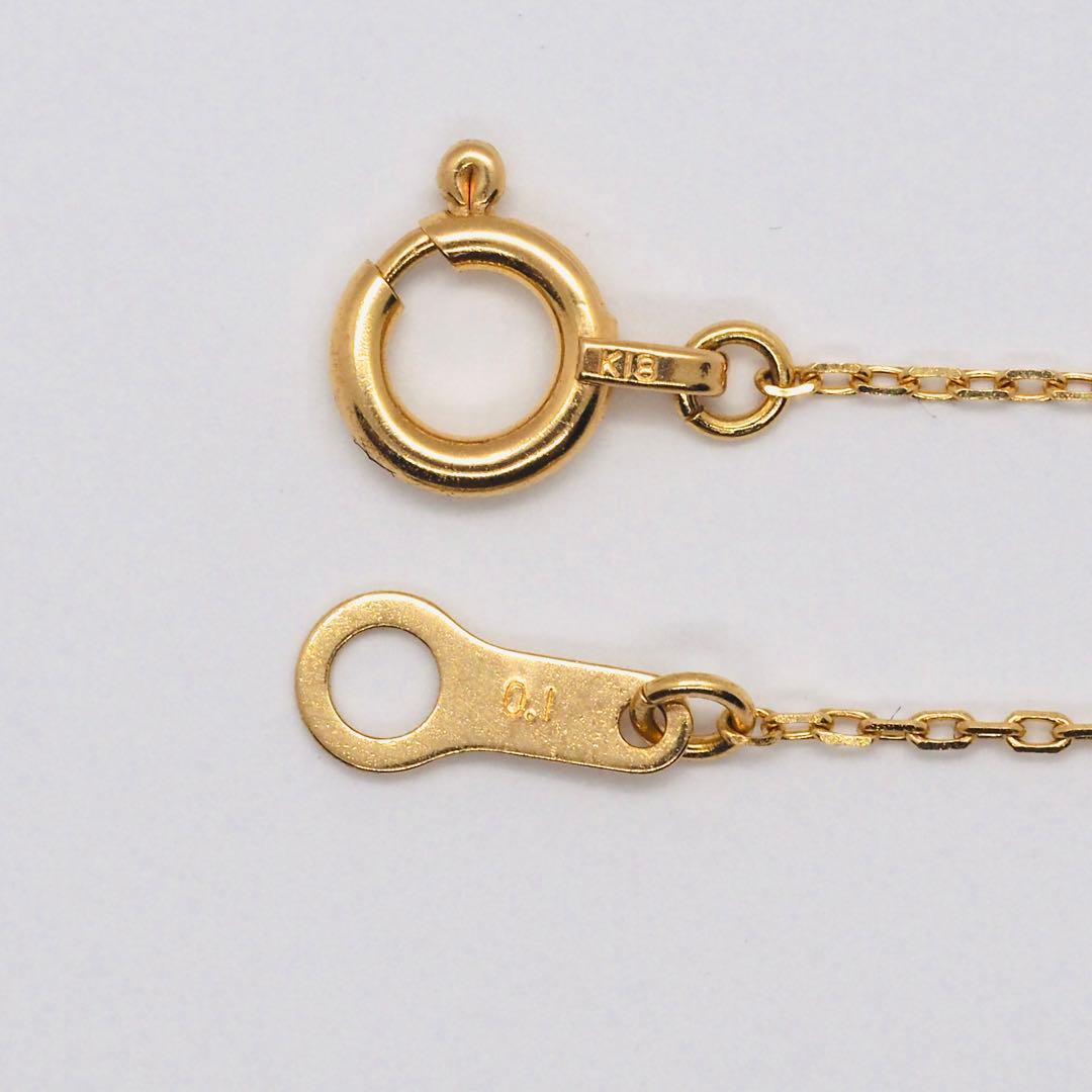 【ete】K18 ダイヤモンド 0.1ct ネックレス「ブライト」