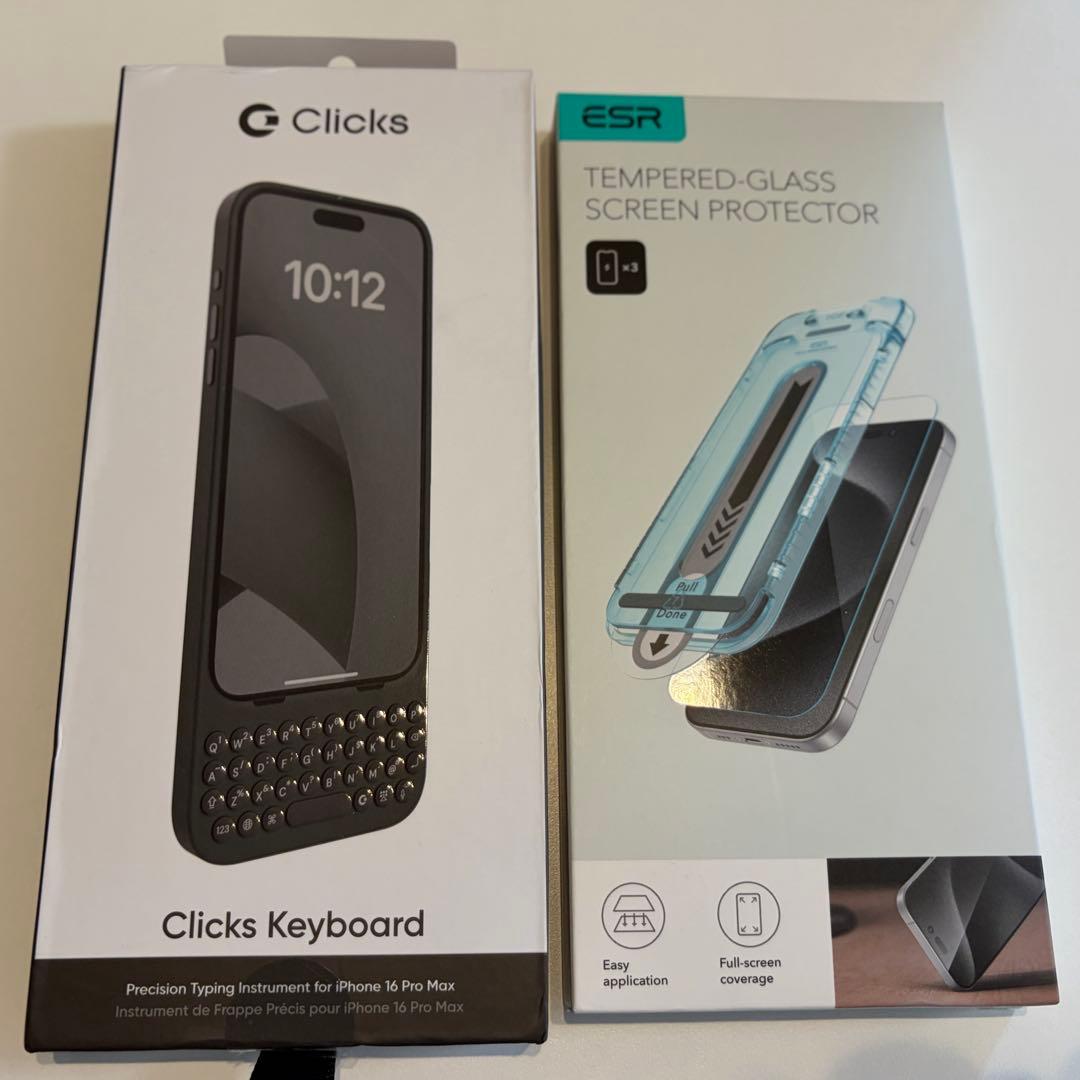 Clicks Keyboard iPhone 16 Pro Max用ケース