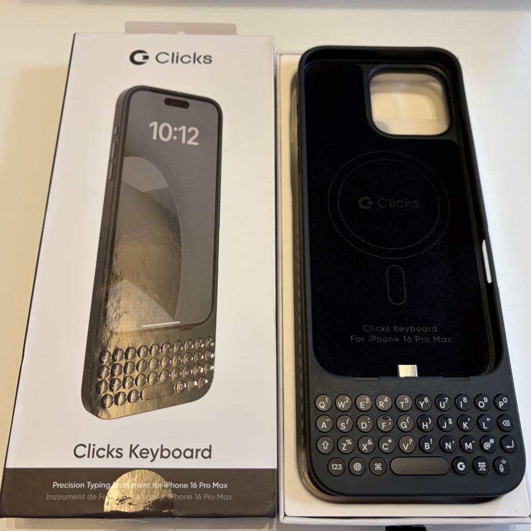 Clicks Keyboard iPhone 16 Pro Max用ケース