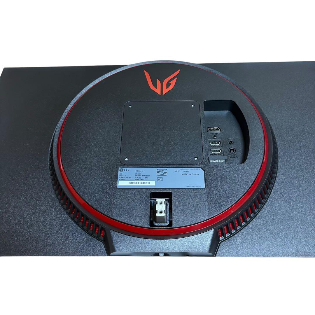 LG UltraGear 27GN800-B 27インチ ゲーミングモニター