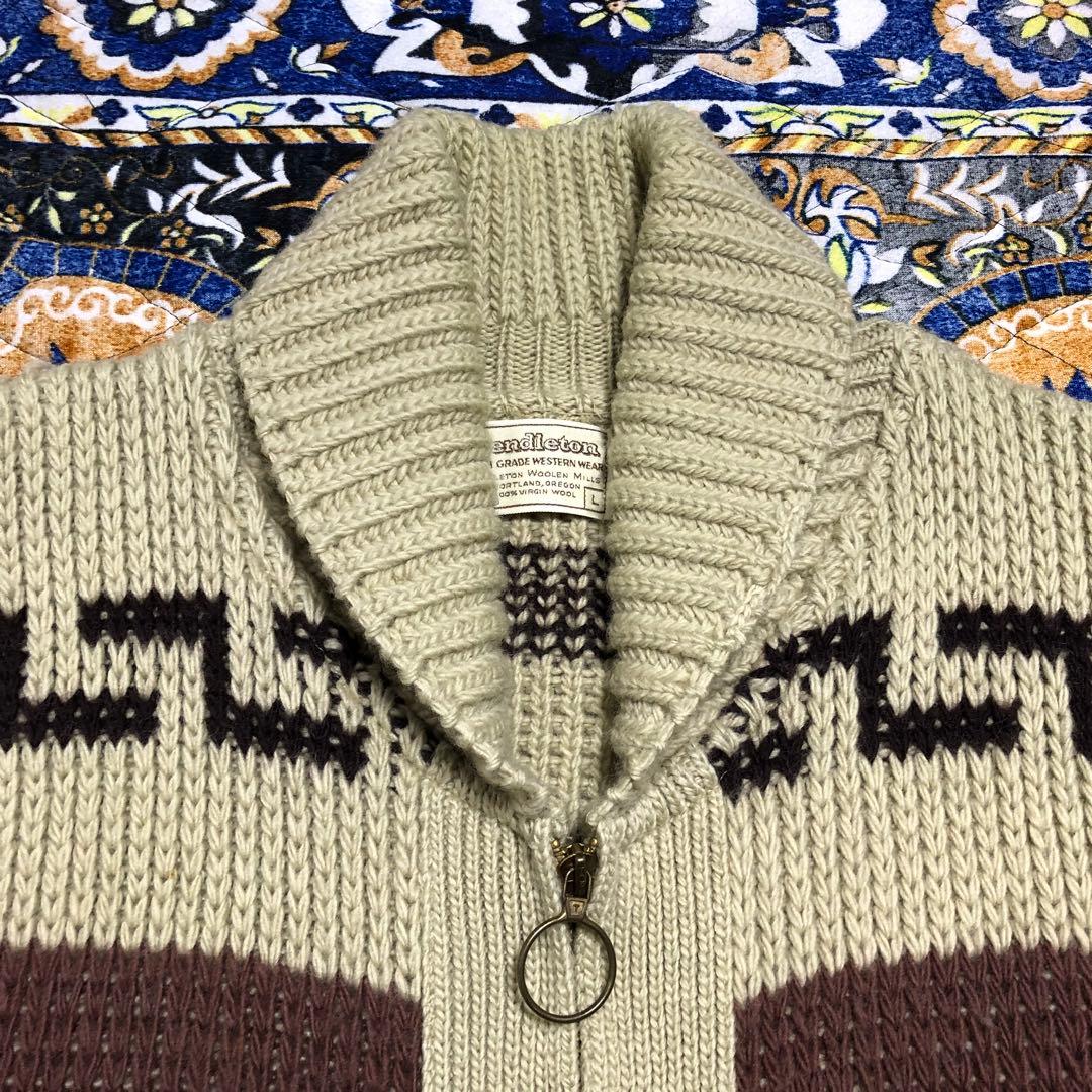 ペンドルトン　カウチンニット　セーター　70s