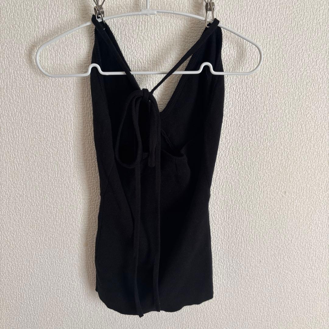 extreme cashmere ブラックキャミソール