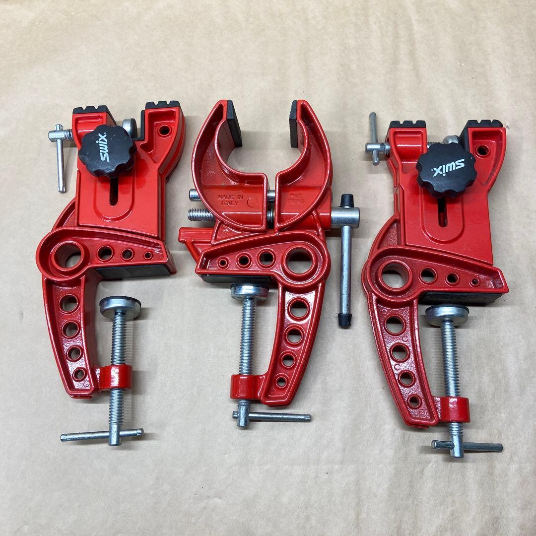 Swix スキー用ワックススタンド 3個セット　バイス
