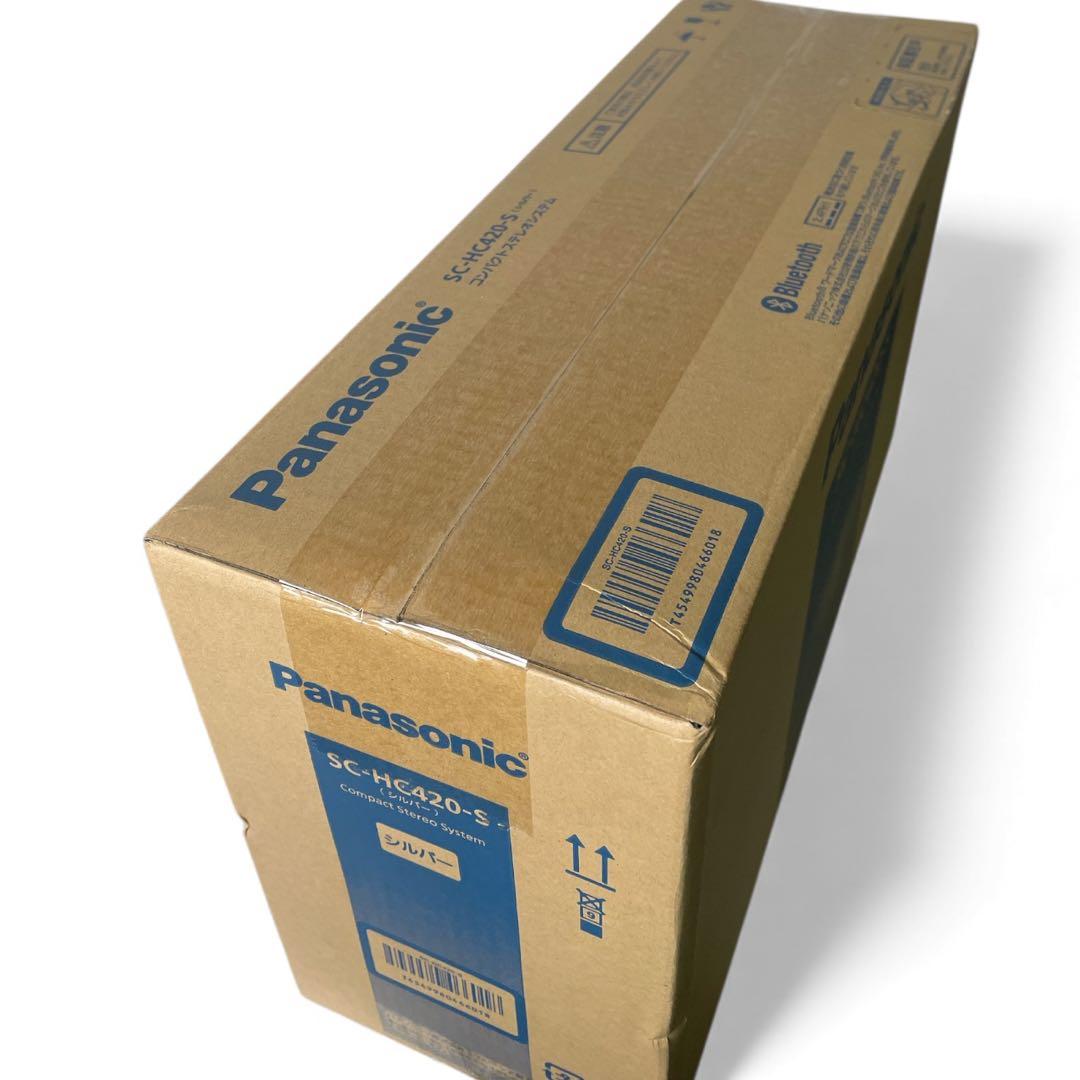 未開封　SC-HC420　シルバー　コンパクトステレオシステム　スピーカー