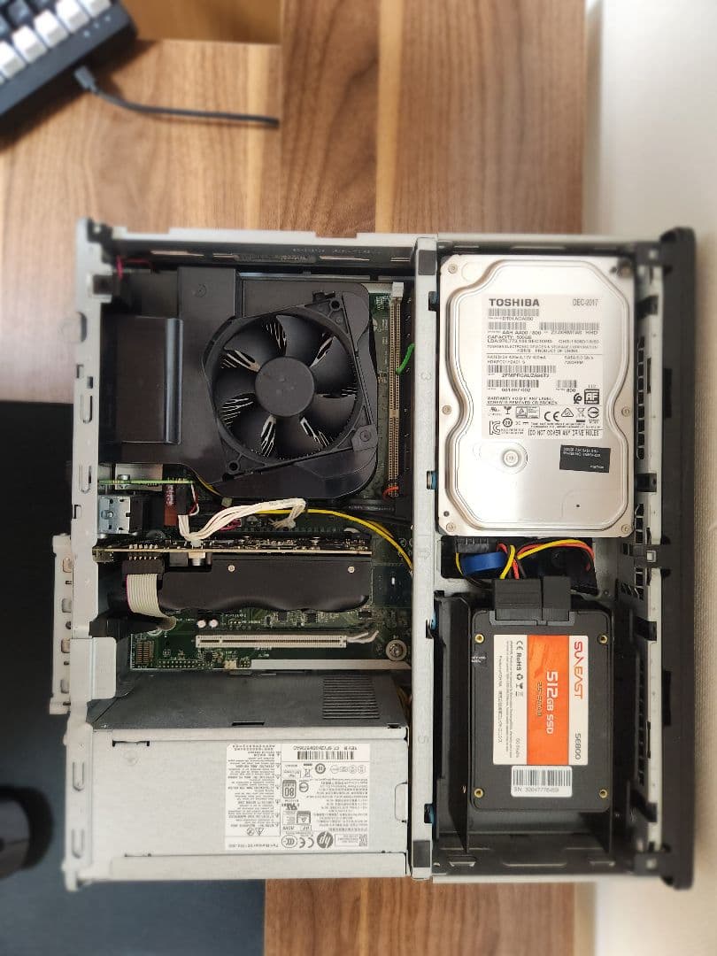 HP　PC Win11 corei5 HDD GTX750ti　60Hzモニター