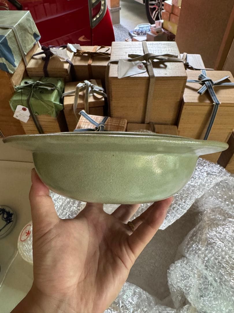 ‼️Salvia Shop‼️リサイクルFORT‼️旧家から直送唐物①‼️汝窯平鉢