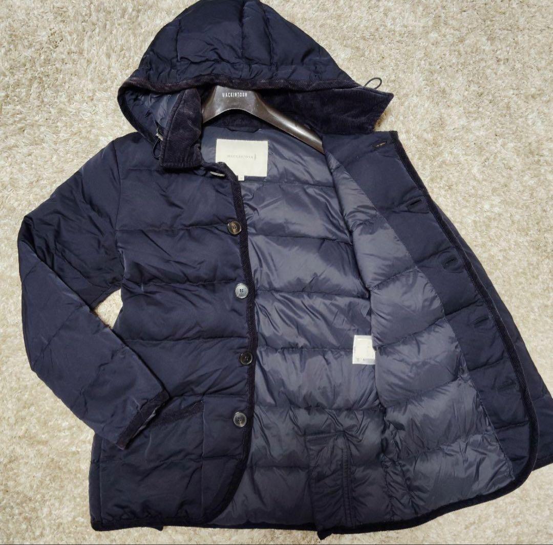 き*た様 マッキントッシュ オッカーバン ダウン ネイビー 現行 38 Mサイズ
