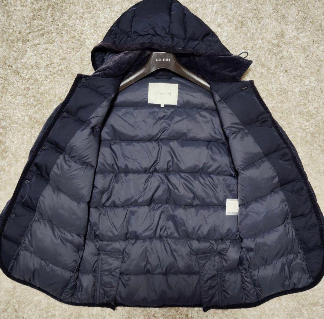 き*た様 マッキントッシュ オッカーバン ダウン ネイビー 現行 38 Mサイズ