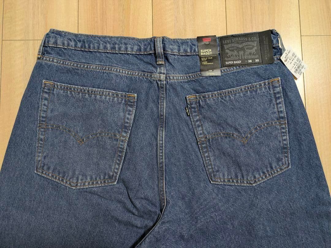 LEVI'S SUPER BAGGY スーパーバギー インディゴ W36×L30