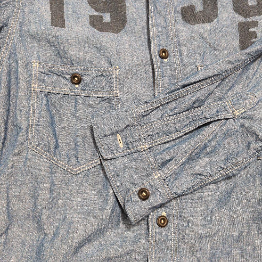 フリーホイーラーズシャンブレーシャツsize15