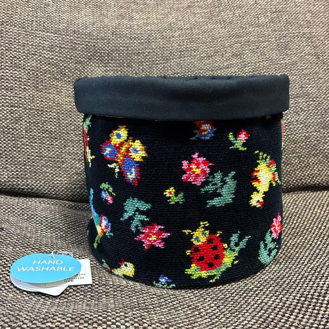 販売終了品　フェイラー　ハイジ　ファブリックバスケット　中　ブラック