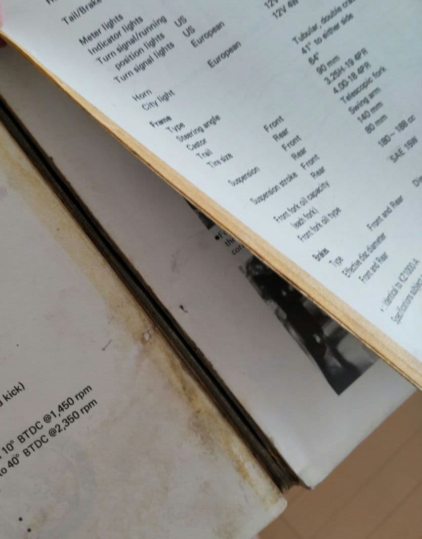 KAWASAKI KZ1000 モーターサイクル サービスマニュアル・希少