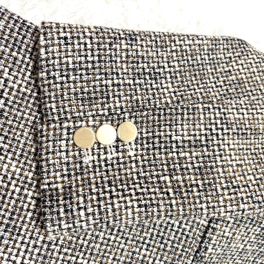 【タグ付き】ミラオーウェン　テーラードジャケット　ツイード　ジャケット