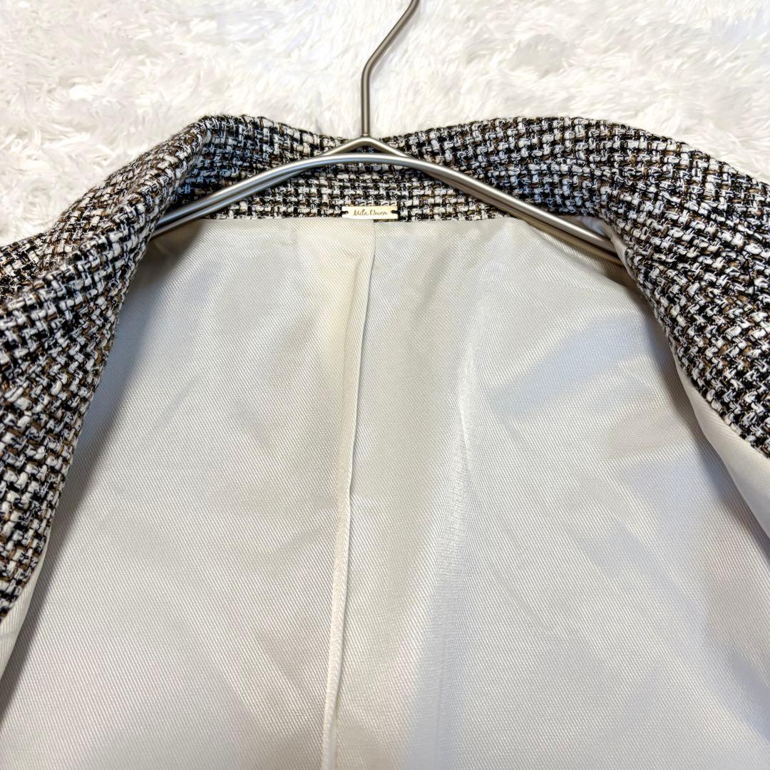 【タグ付き】ミラオーウェン　テーラードジャケット　ツイード　ジャケット