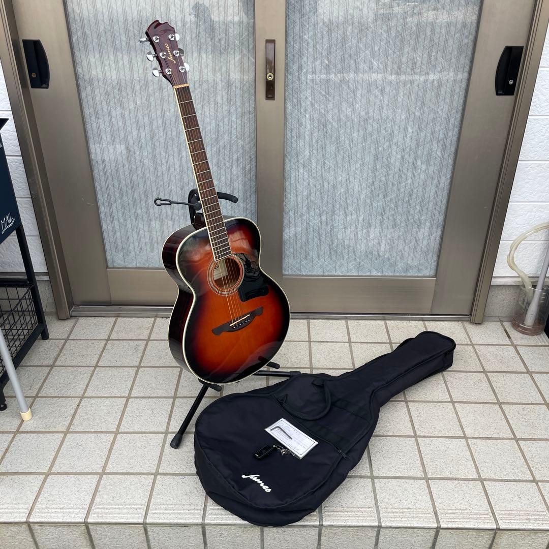 JemesアコースティックギターJF400/WBS 美品 送料無料