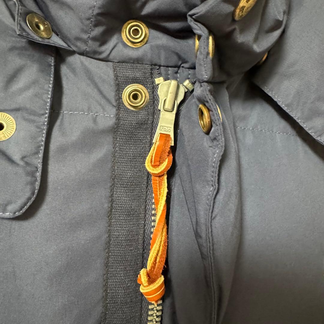 【新品同様】サイズL ポロ　ラルフローレン　ダウンベスト ネイビー　ポニー