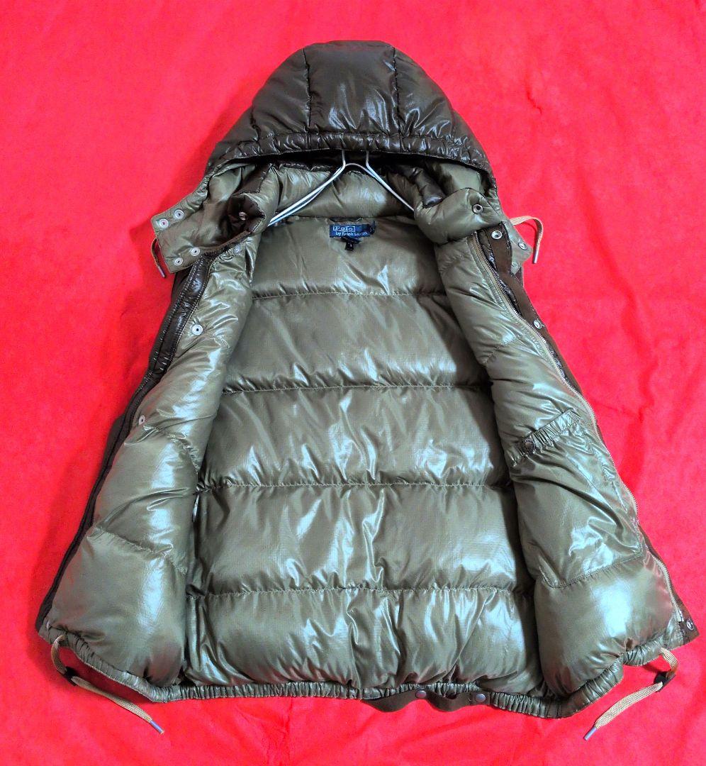 【希少☆レア】Polo Ralph Lauren レザーパッチ ダウンベスト