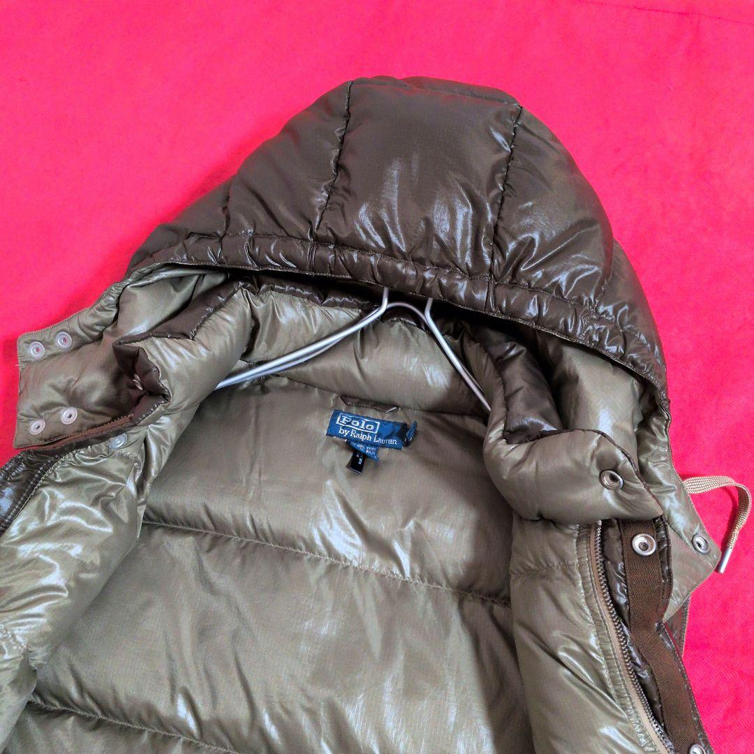 【希少☆レア】Polo Ralph Lauren レザーパッチ ダウンベスト