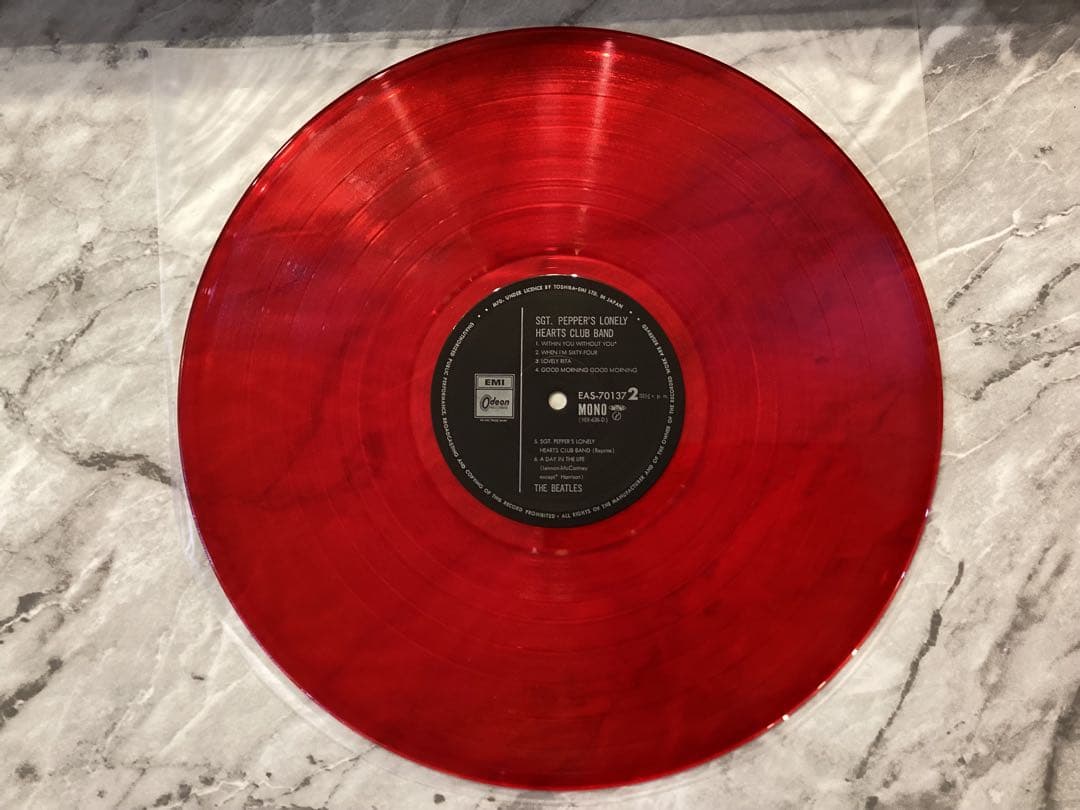 ビートルズ レコード　mono サージェントペパーズロンリーハーツクラブバンド