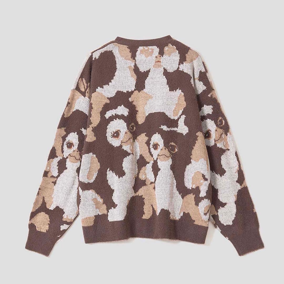 M ハニカミパターン Ｖネックカーディガン グラニフ グレムリン