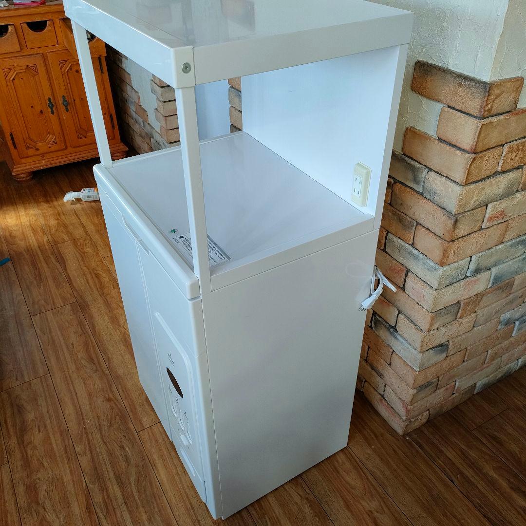 エムケー精工　キッチン収納庫　米びつ付きレンジ台　CD-304　コンセント付き