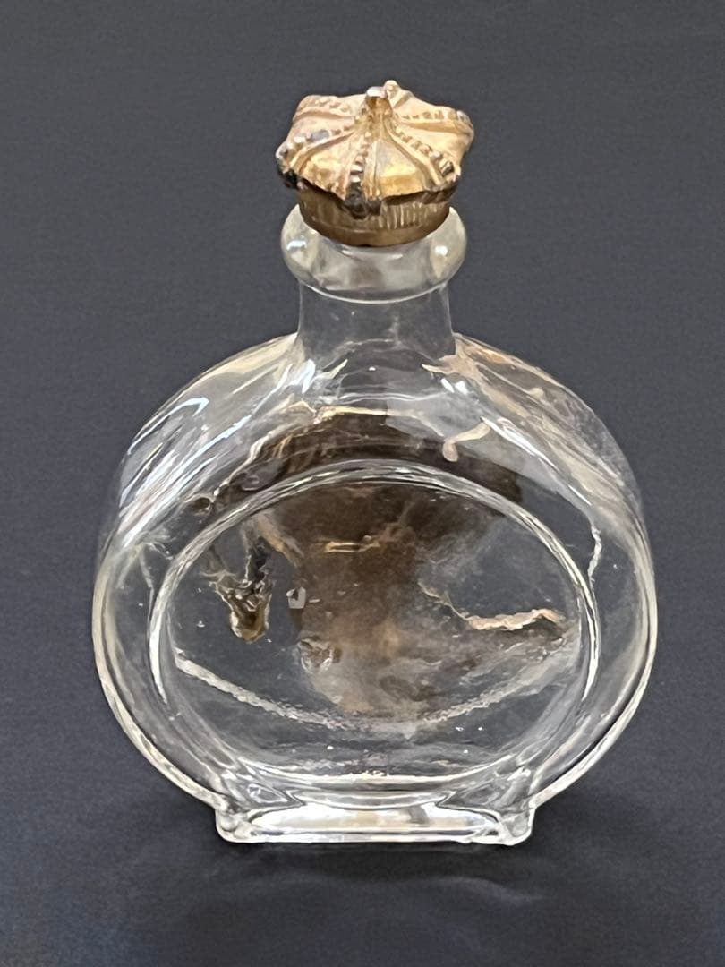 ୨*୧様 アンティークヴィンテージ 香水瓶天使キューピッド 真鍮装飾 ガラスボト