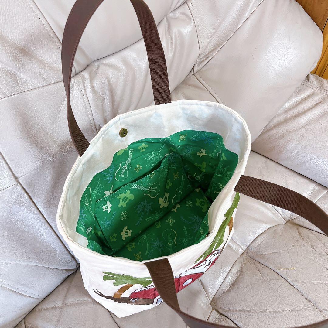 ハワイアンキルトバッグ、しょうりゅう様とお取引中、ワーゲンバス(レッド、ブルー)