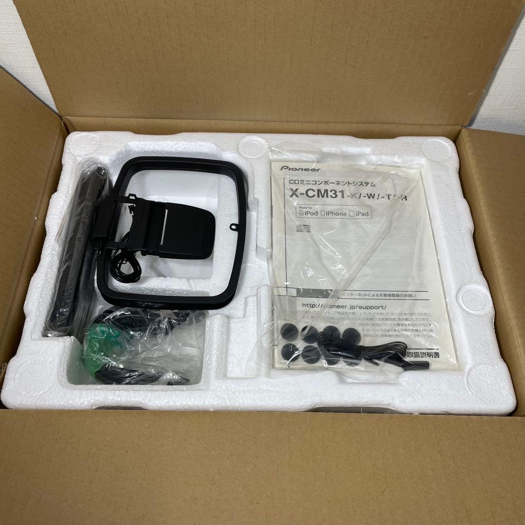 【美品・付属品完備】Pioneer X-CM31-R ミニコンポ レッド