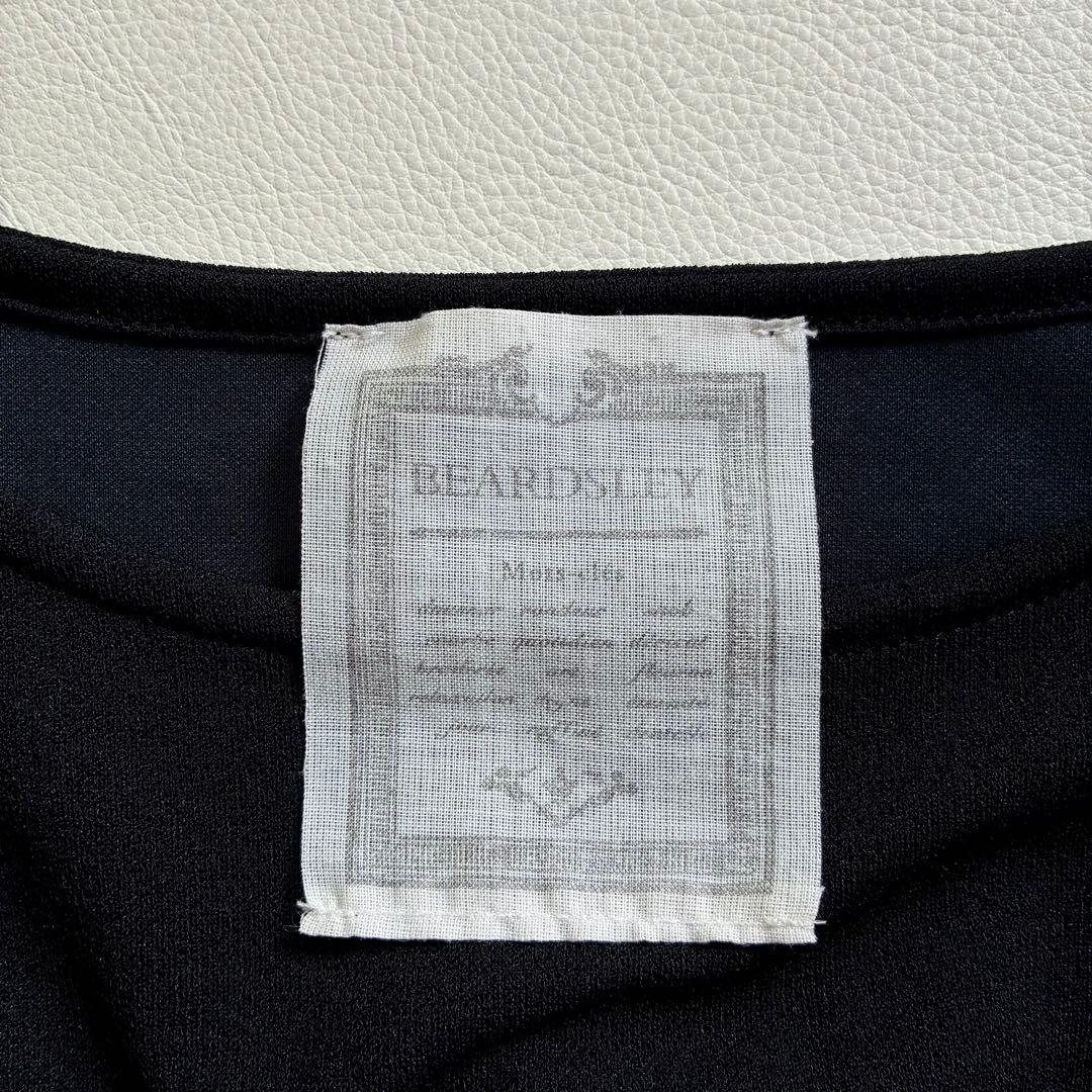 ◆美品◆ビアズリー◆2.5万◆ドライタッチティアードチュニック◆黒ブラック◆F