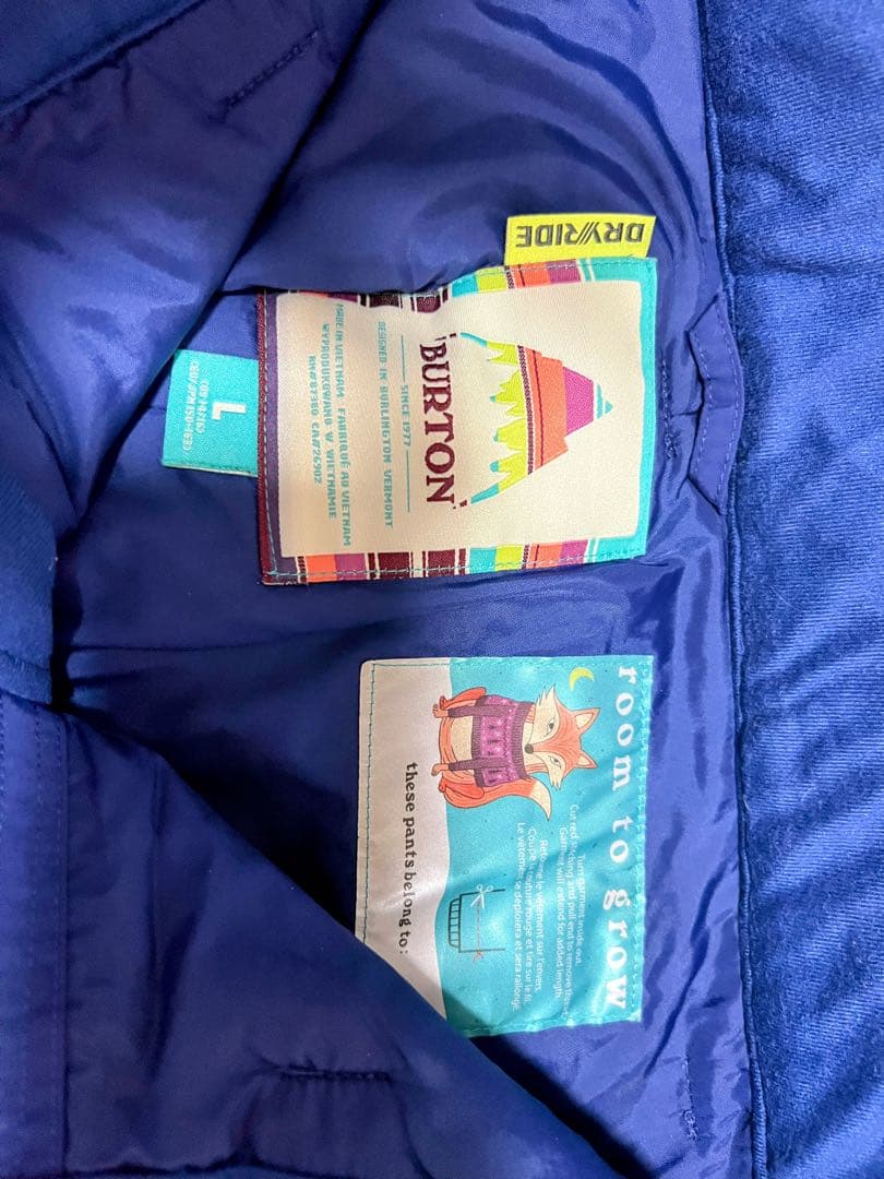 Burton 子供用スノーボードウェア Lサイズ