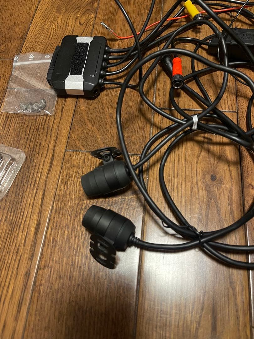 バイク用前後ドライブレコーダー配線キット付き